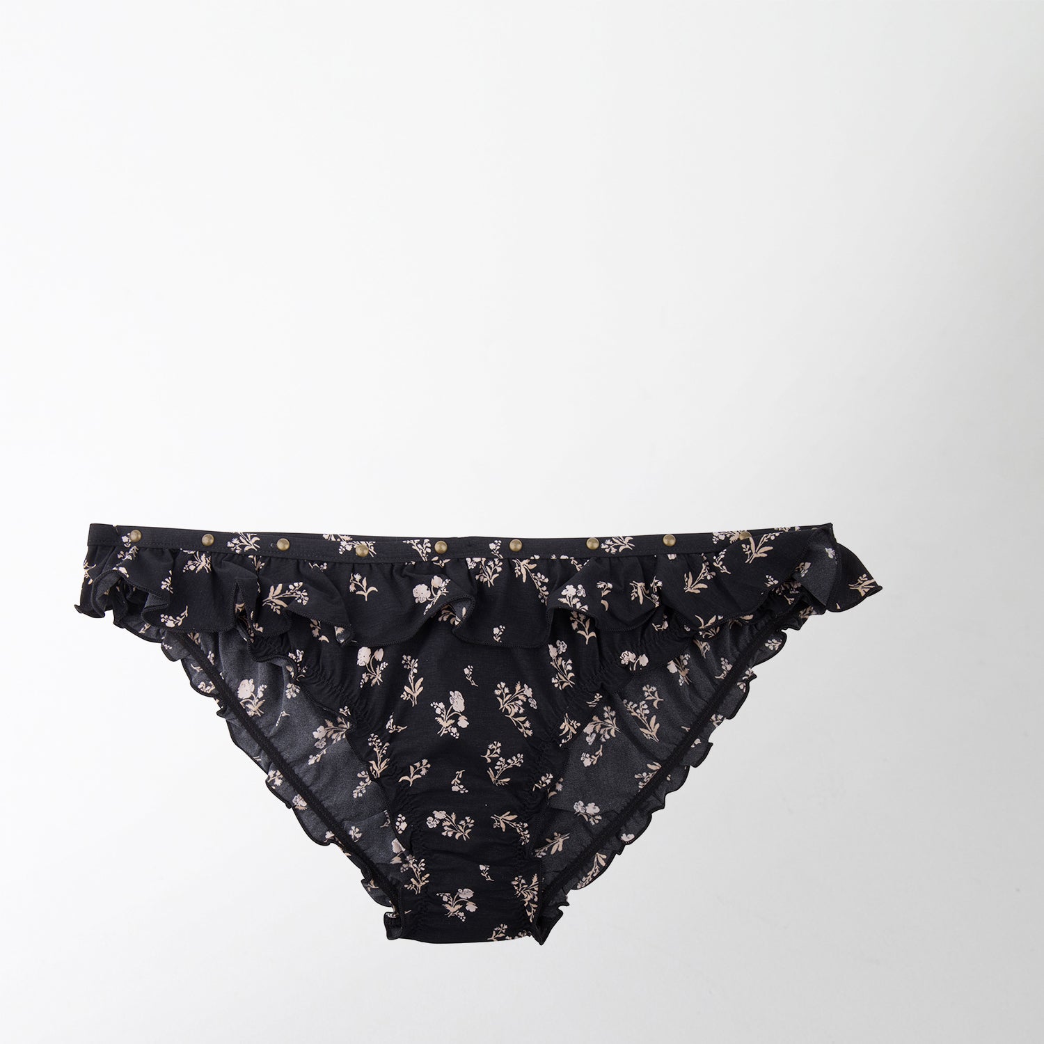 black floral ivy brief by Love Stories Intimates at Secret Location Concept Store