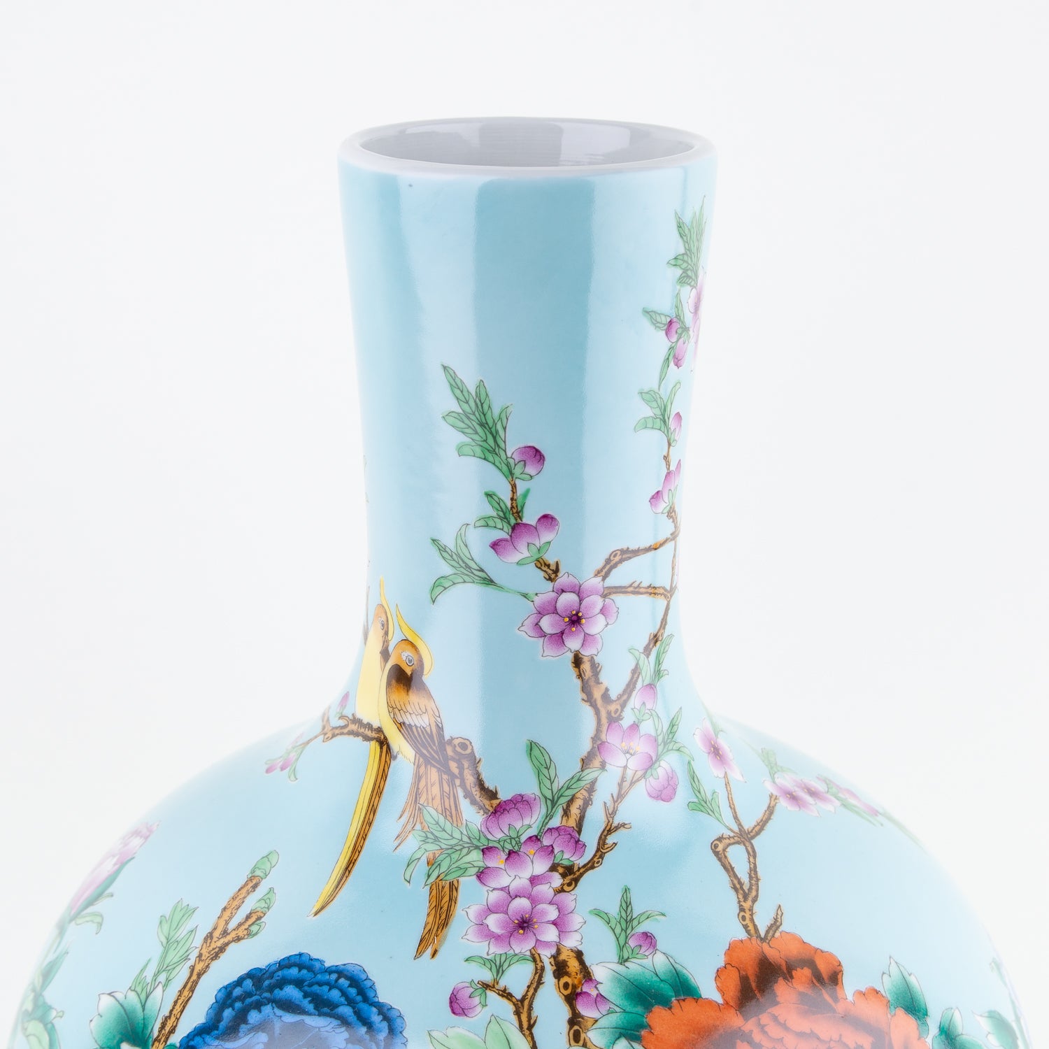 Distributie Zelden andere Ball Body Vase, light blue | Secret Location