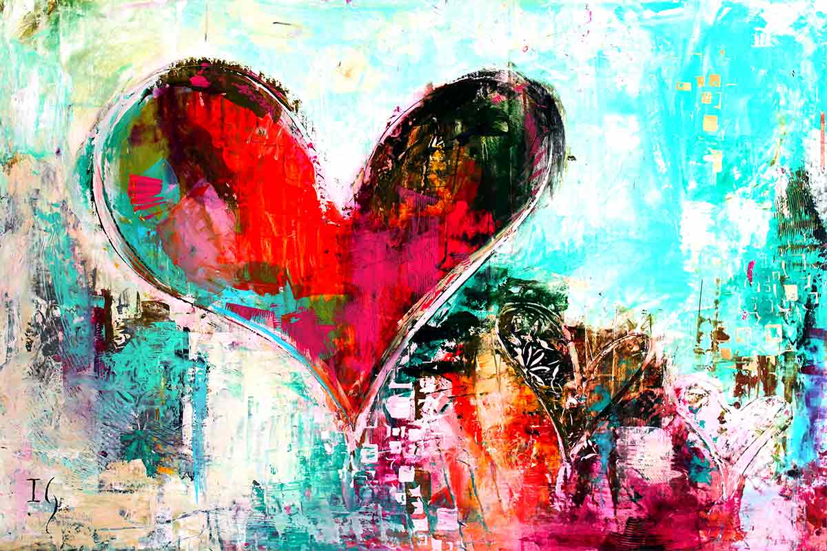 Love unique. Абстракция картины. Абстрактная живопись любовь. Картина сердце. Влюбленность абстракция.