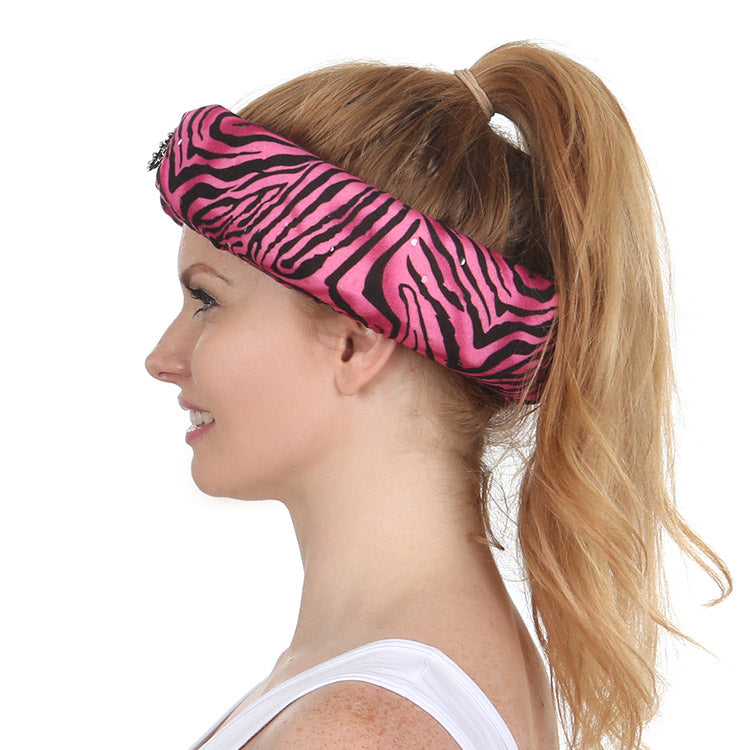 Pink Zebra Beauty Loop Anti Wrinkle Pillow