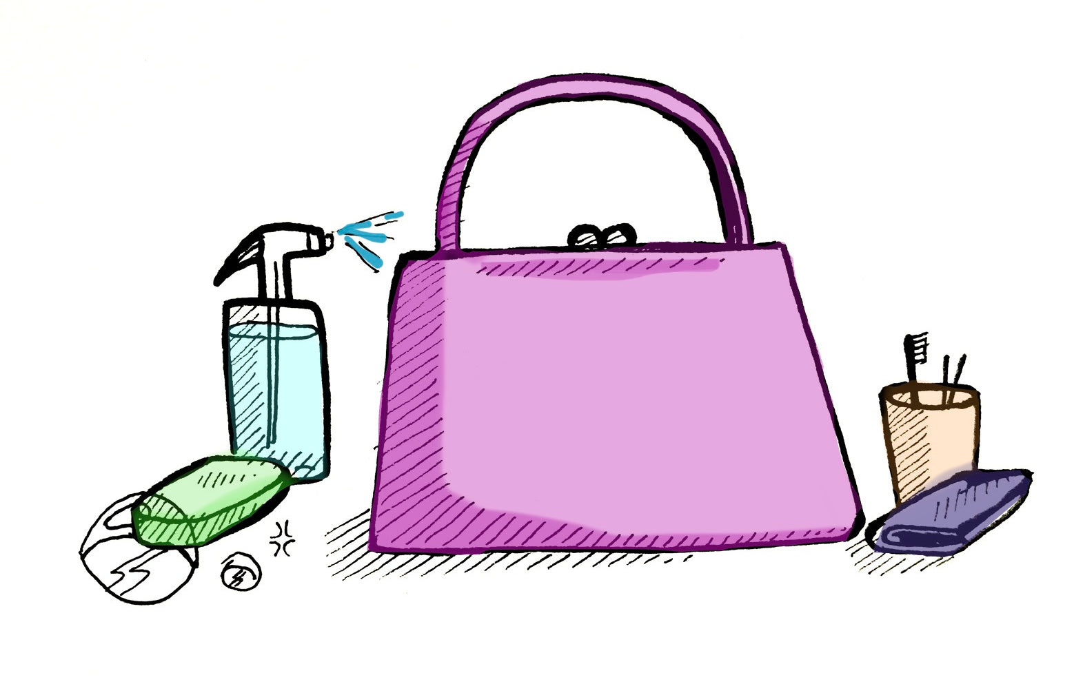 DIY Handbag cleaning : How to clean your handbag at home : home tips : how to clean your purse at home : how to clean interior of purse : how to clean household items