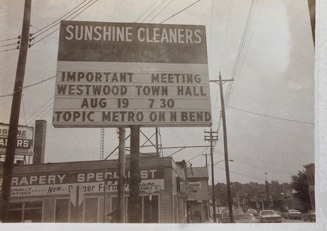 old sinage from sunshine cleaners