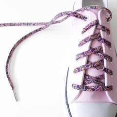 Paisley Shoe Laces in Pink Converse