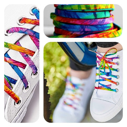 Shoe Laces - Tie Dye - Swap out your Shoelaces for these awesome Cute Laces