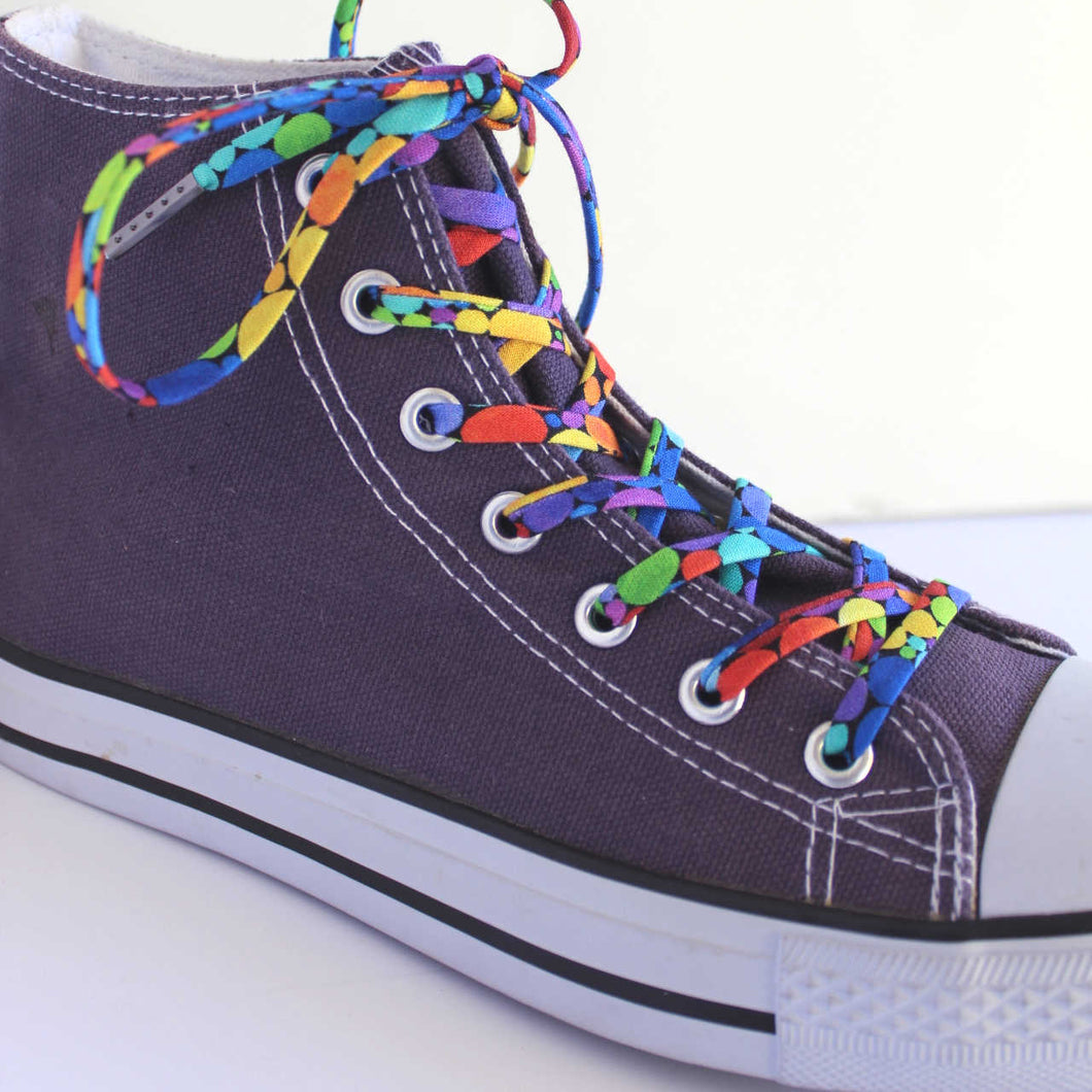 rainbow laces converse