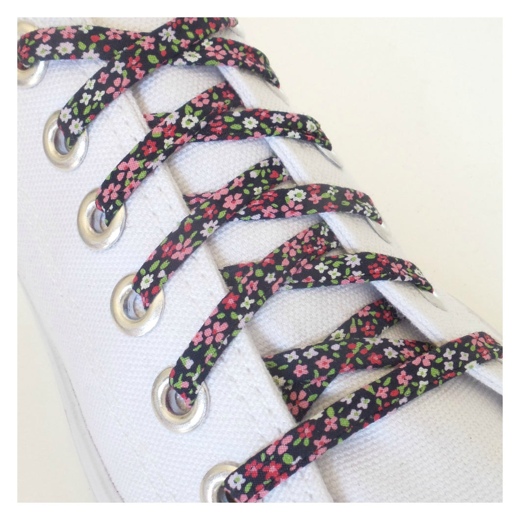 flower shoe laces