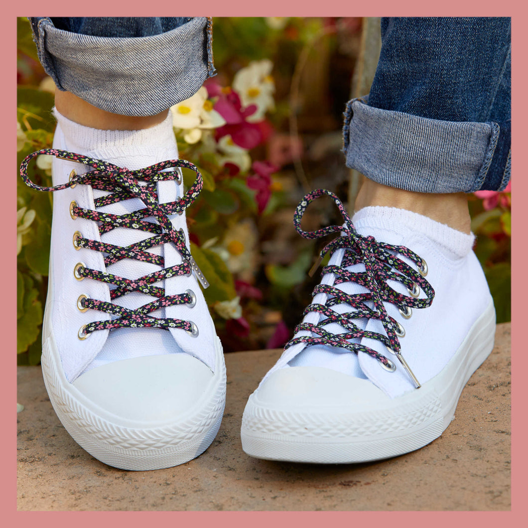 flower shoe laces