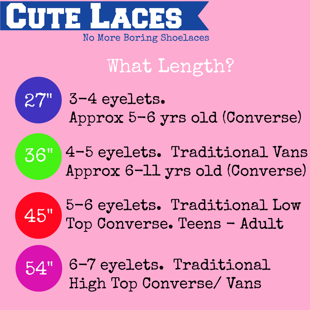 low top converse shoelace length