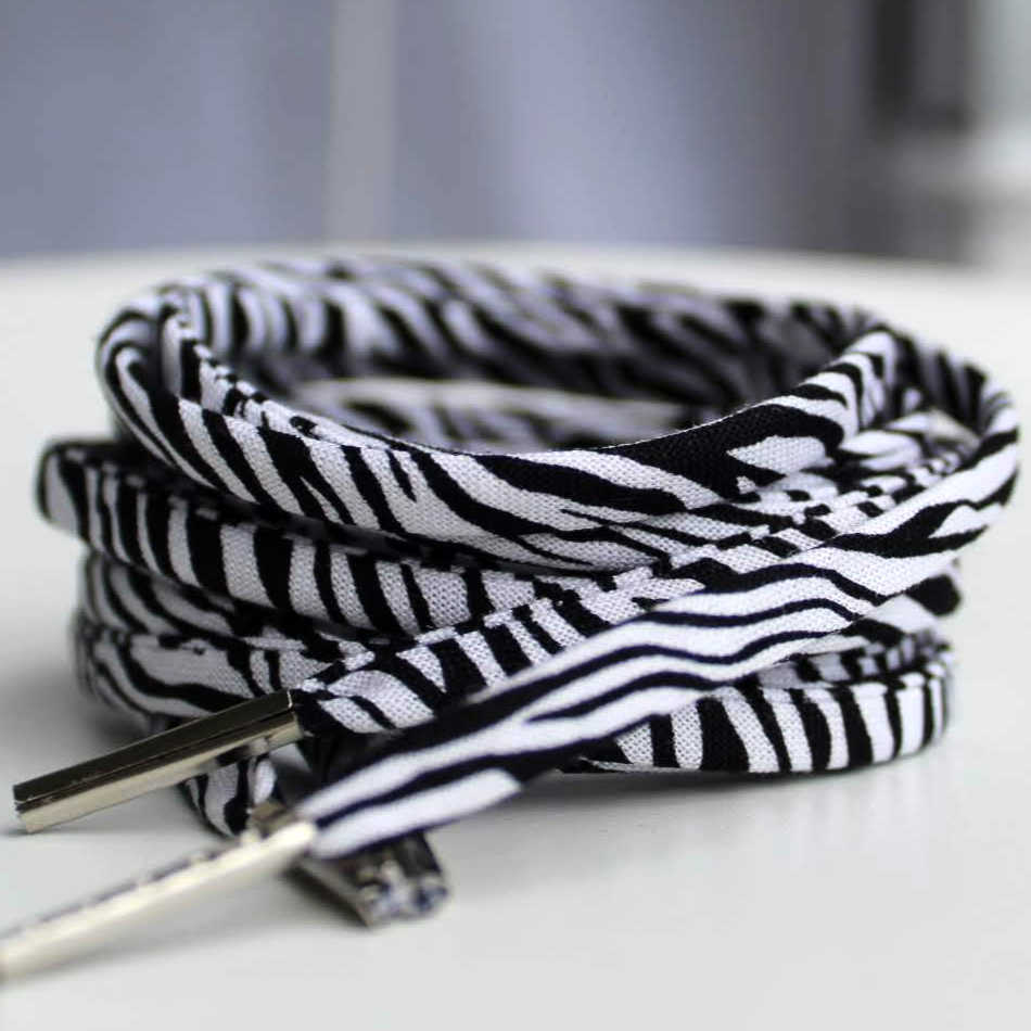 animal print shoe laces