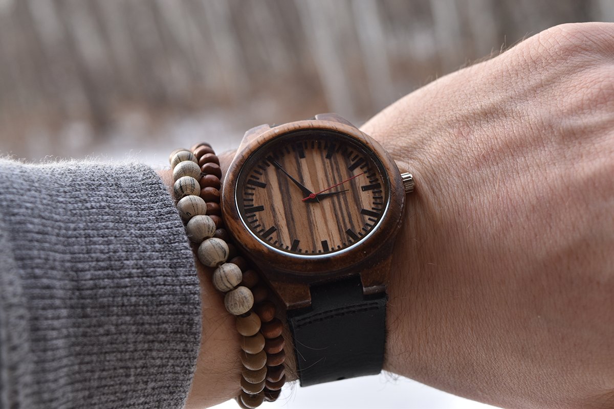 to my wife wooden watch