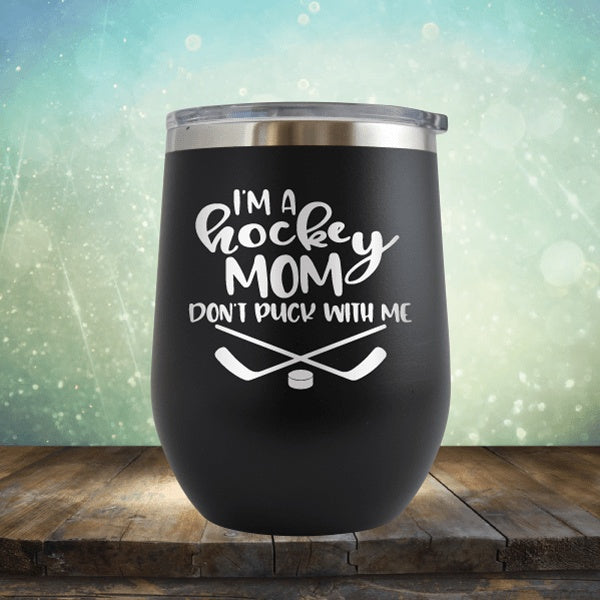 Hockey Mom Tumbler Black - GoodThings