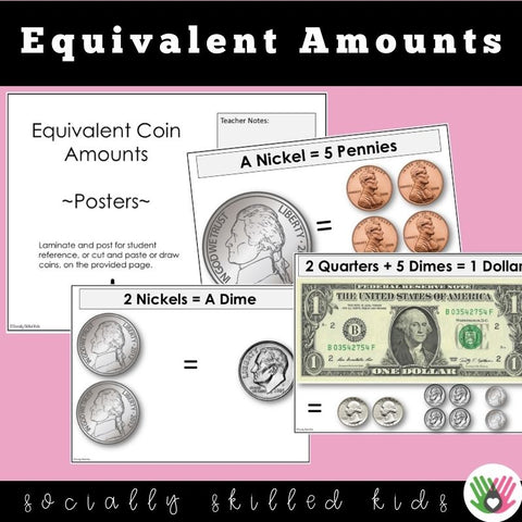 adding coins worksheets to identify and add socially