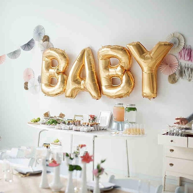 baby letter balloons