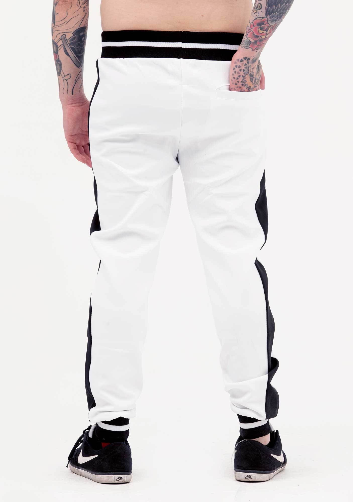 white tracksuit pants