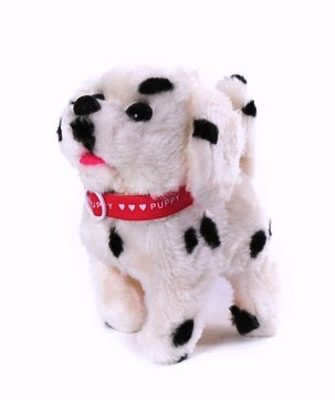 walking dalmatian dog toy