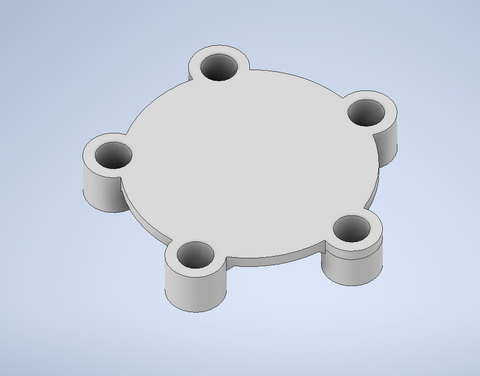 Rotiform Aerodisc universal mount 3d design