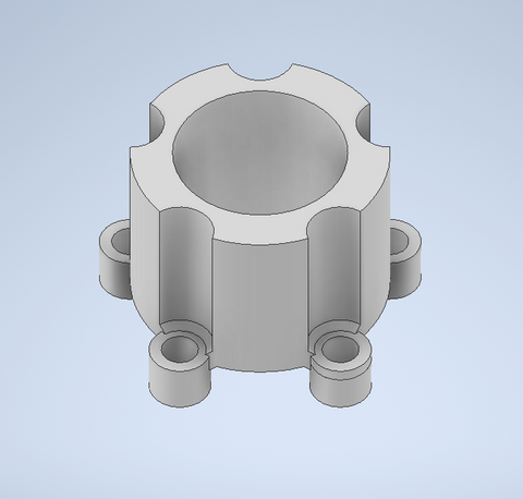 Rotiform Aerodisc universal mount 3d design final design