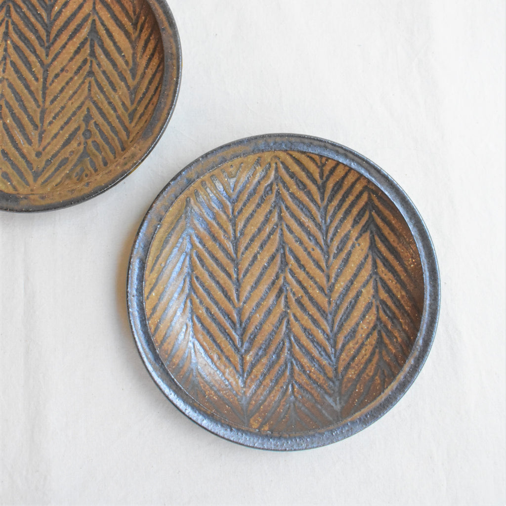 トリプロ / ターコイズ ＧＴ 城進 さんの鉄絵皿 楕円プレート３枚