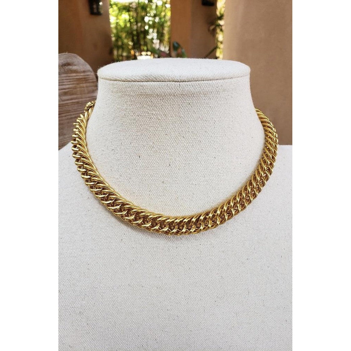 VSA Designs Viv Chain Choker Necklace 