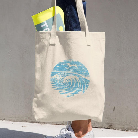 Ocean Blue Logo - Reusable Shopping Bag /Beach Tote