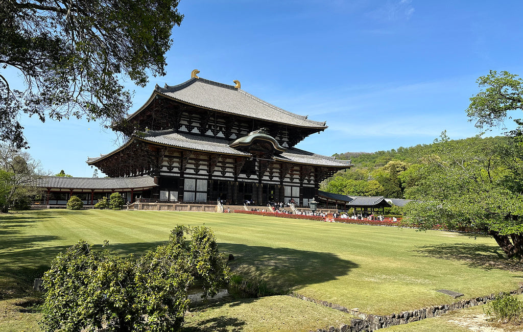 Temple in Nara, Japan, converted from an imperial palace.
