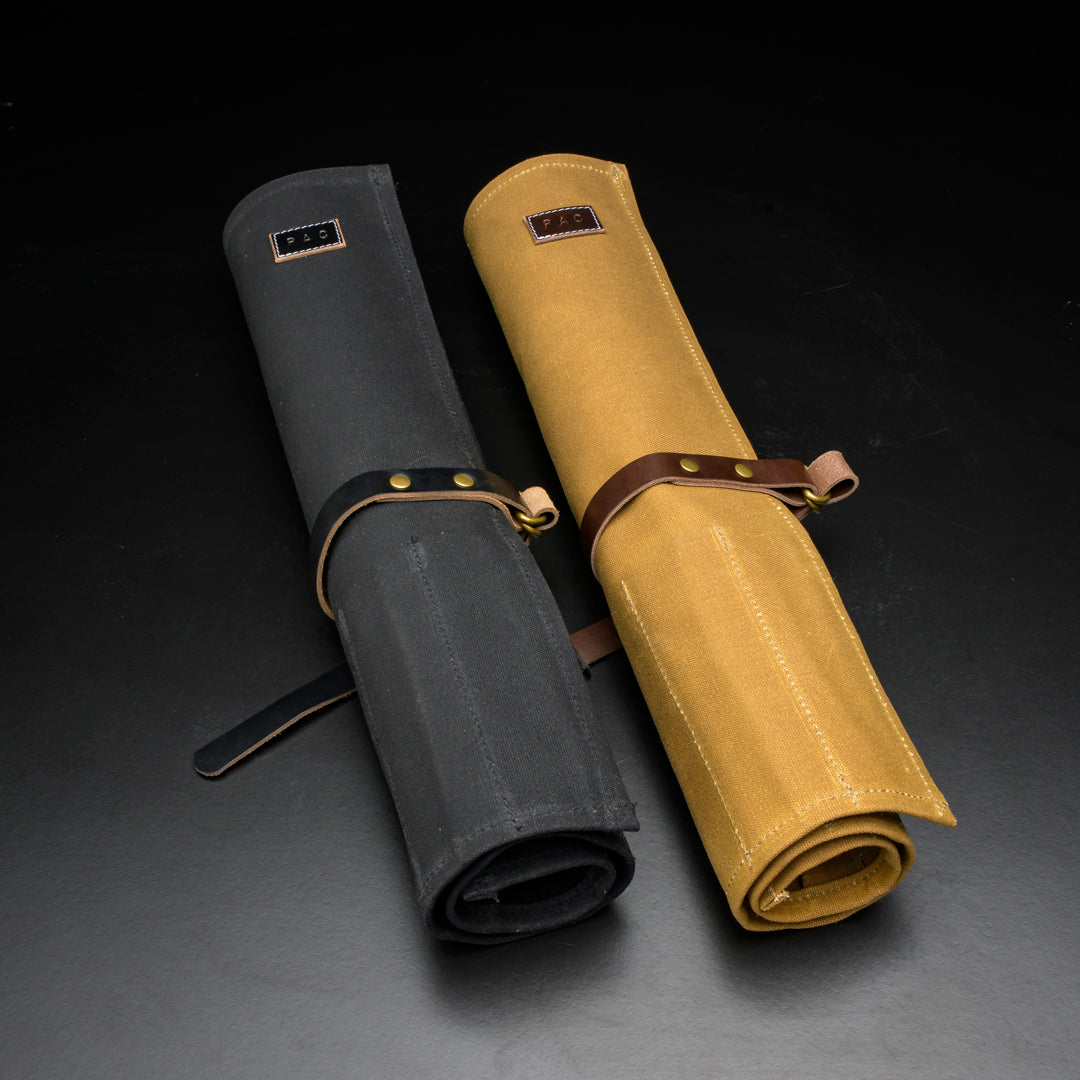 Canvas & Leather Knife Roll - Proper Apron Company – Element Knife