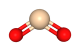 Model of silicon dioxide, or SiO2