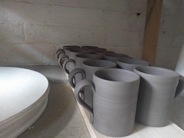 My double walled mugs made it through glaze firing! : r/Ceramics