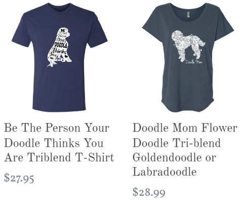 Goldendoodle Flower Shirt