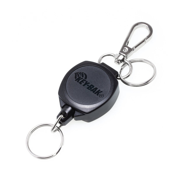 SUPER48 Plus Ambidextrous Heavy Duty Retractable Keychain with Duty Belt  Clip – KEY-BAK