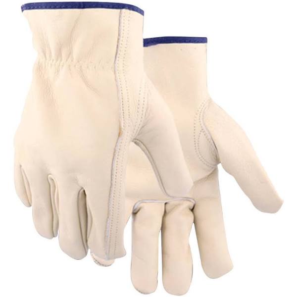 Golden Stag Winter Fleece Lined Double Palm Cowhide Glove, Driver Glove,  Heavy Duty, Rolled Cuff, Working Glove,WINTER LINED Small, 207F:  : Tools & Home Improvement