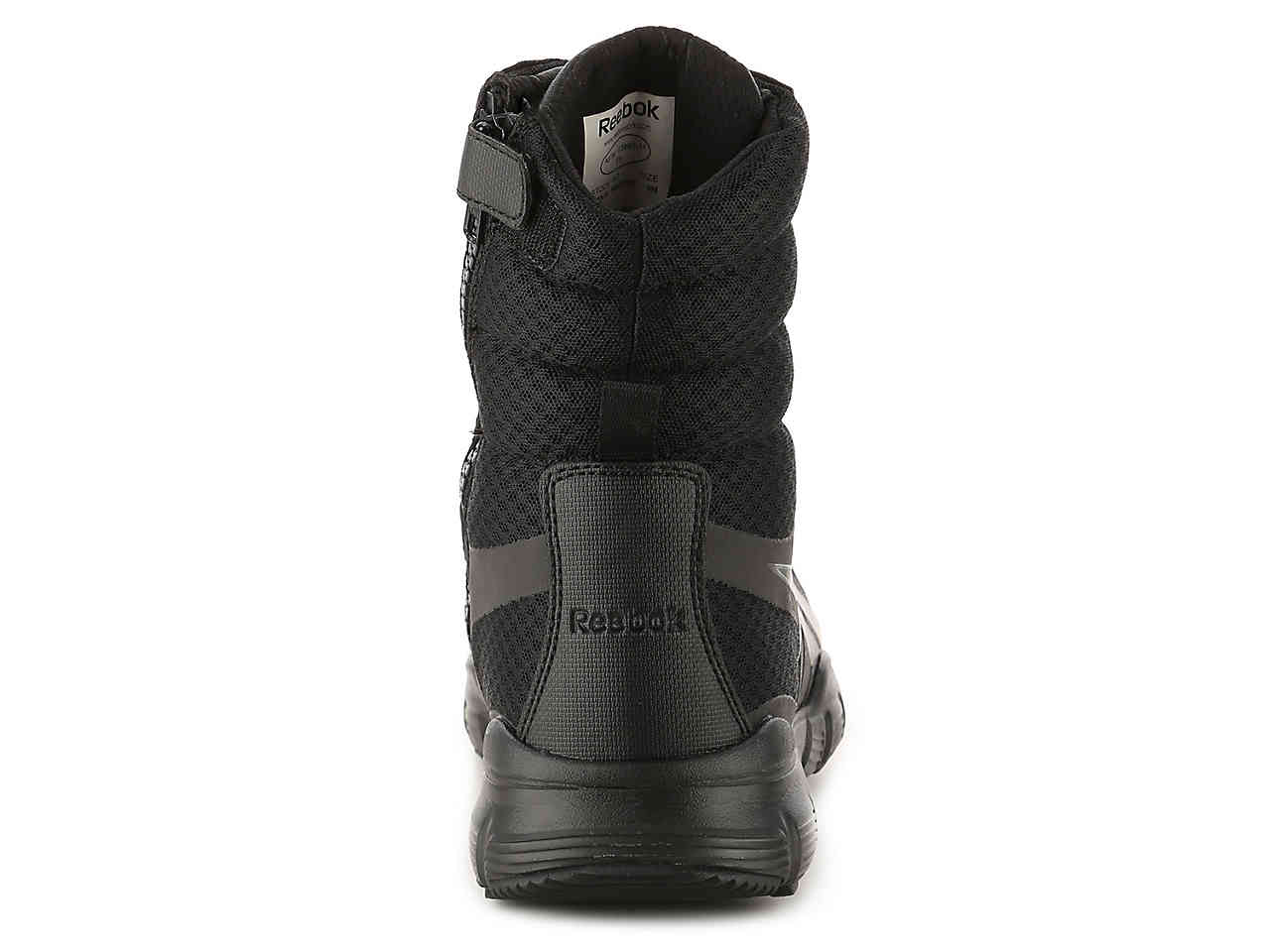 reebok men's dauntless 8 tactical boots with side zip