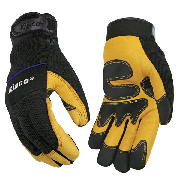 Ansell Winter Monkey Grip 23-173 Mechanic's Gloves 204881, Size 10, Jersey,  Orange