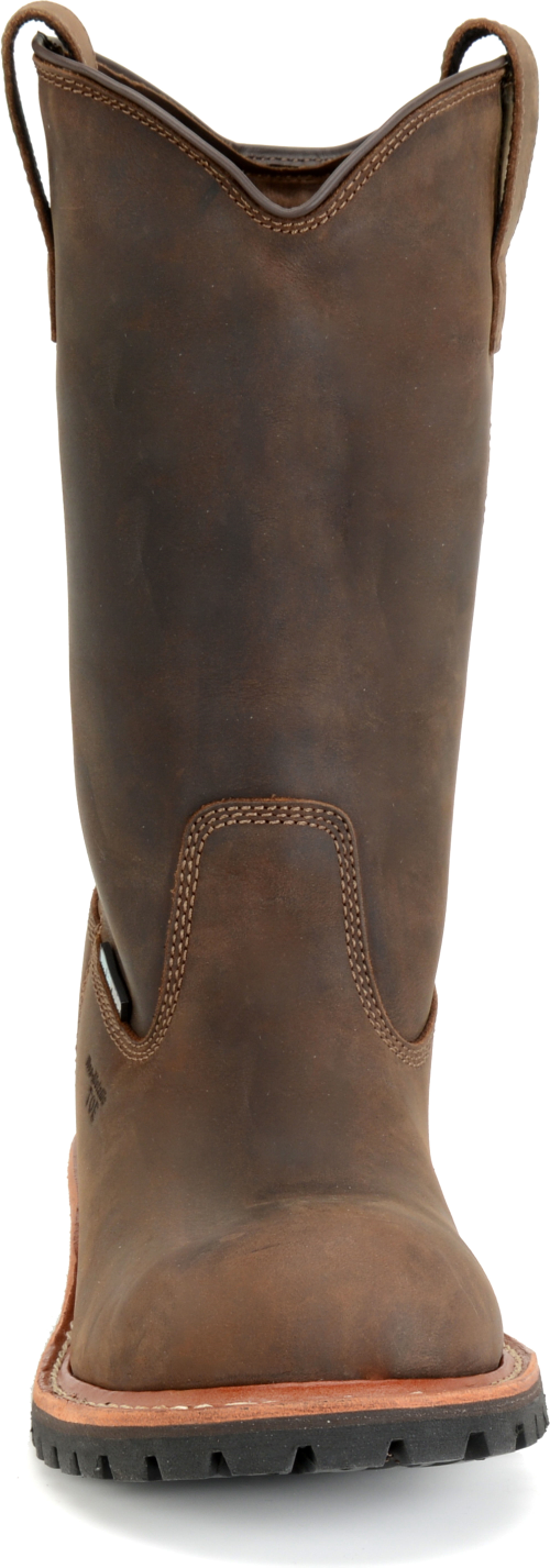 carolina pull on logger boots