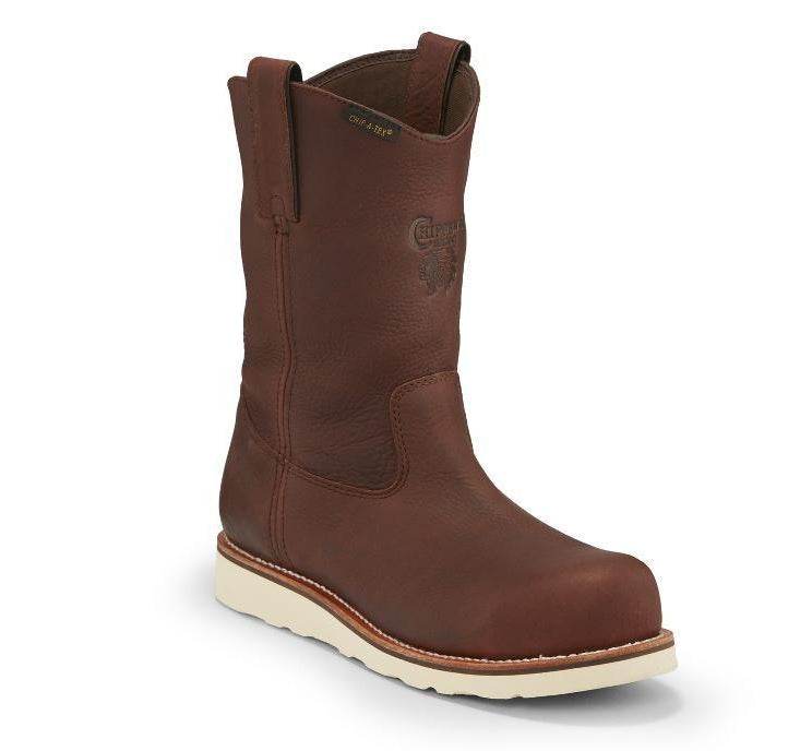 wedge sole composite toe work boots