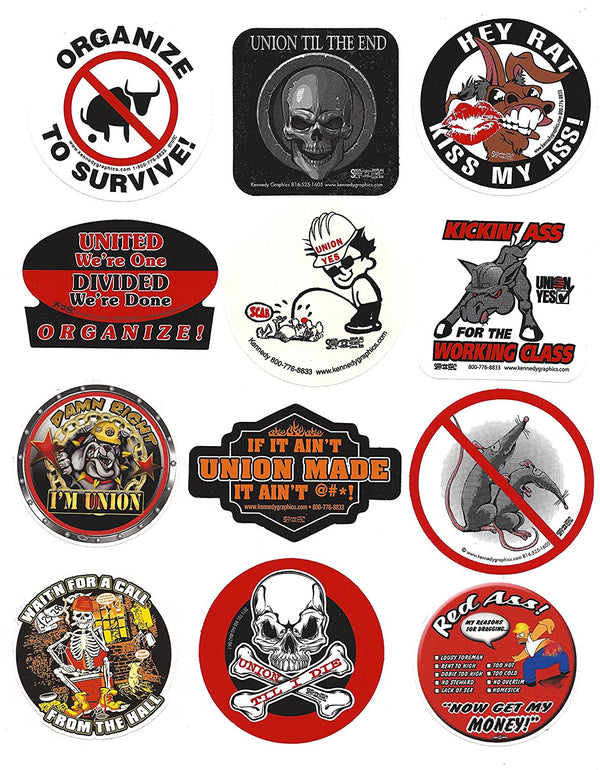 Large Troublemakers Union Stickers