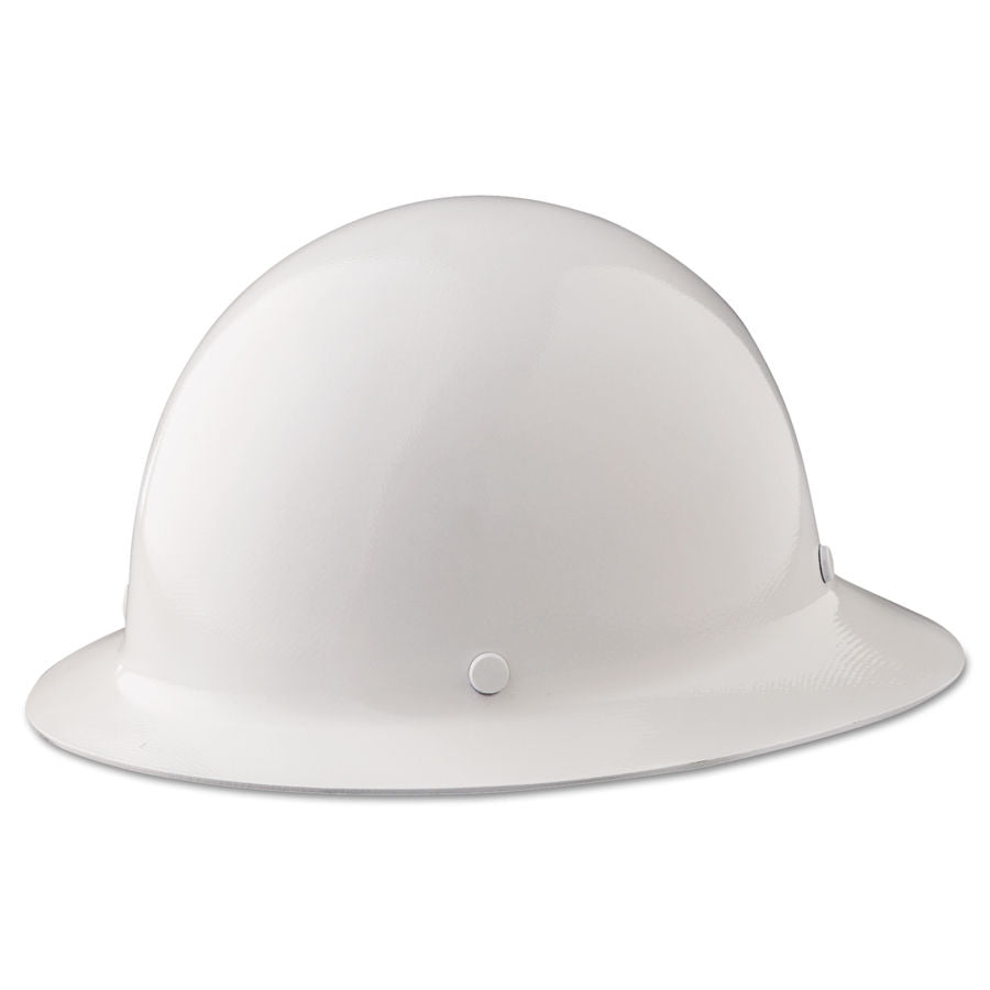 MSA White SkullGard Full Brim Hard Hat #475408 – Hard Hat Gear