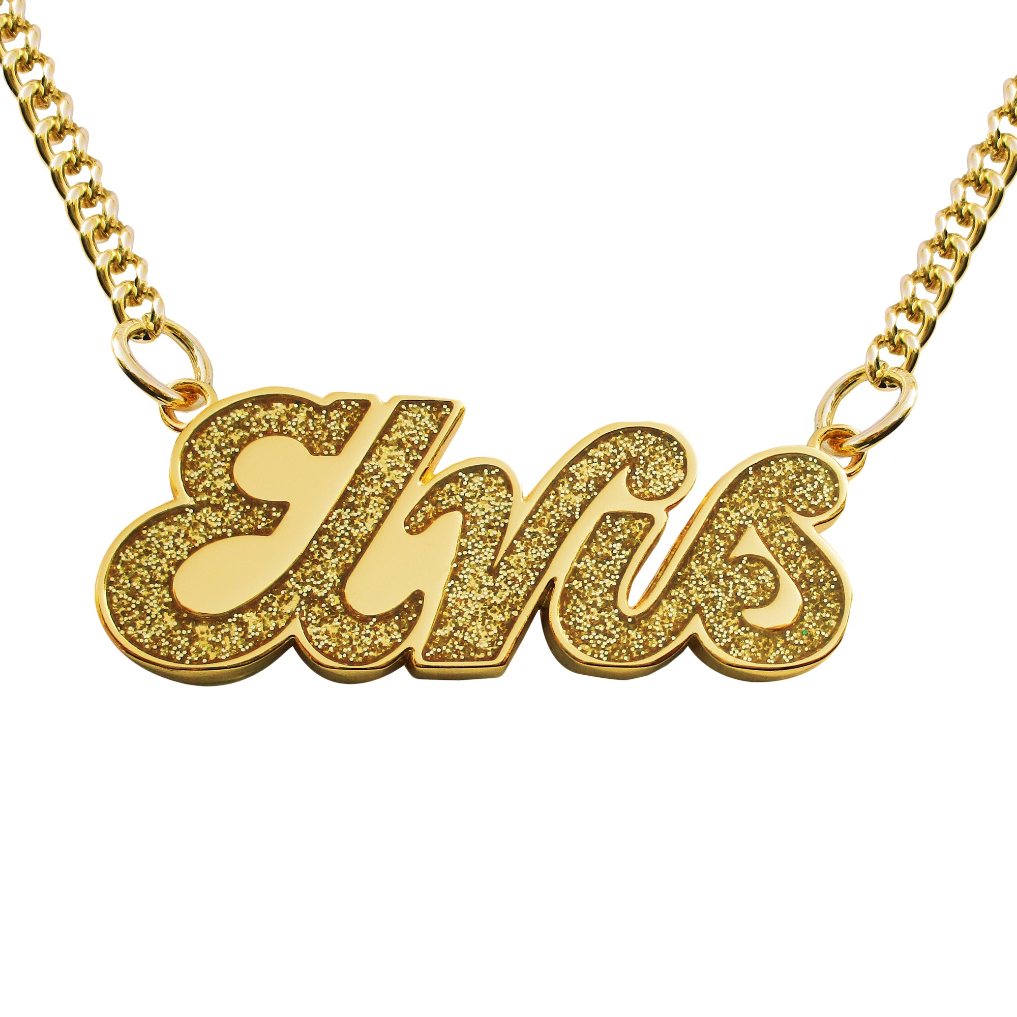 Gold Plated Elvis Script Necklace - Graceland Official Store