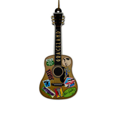 Graceland Guitar Icons Wood Ornament - Graceland Official Store