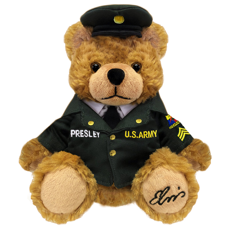 army stuffed bear