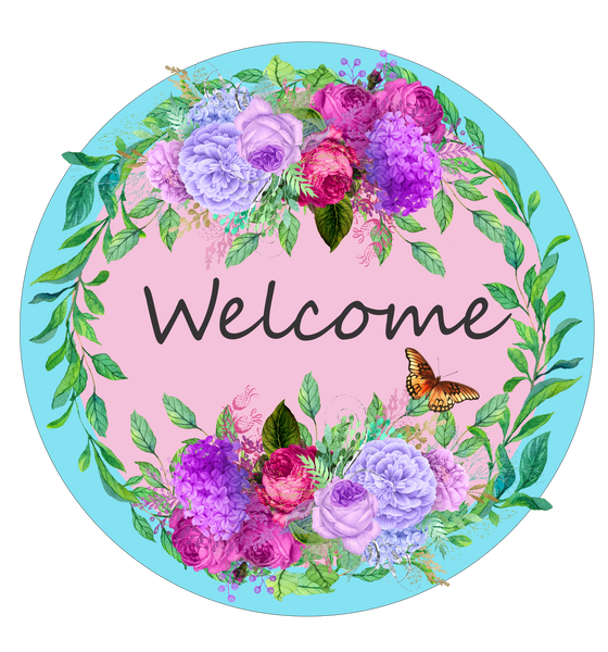 welcome images with flowers