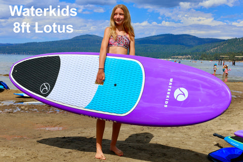 best girl paddle board sup standup waterkids 8ft lotus hard top
