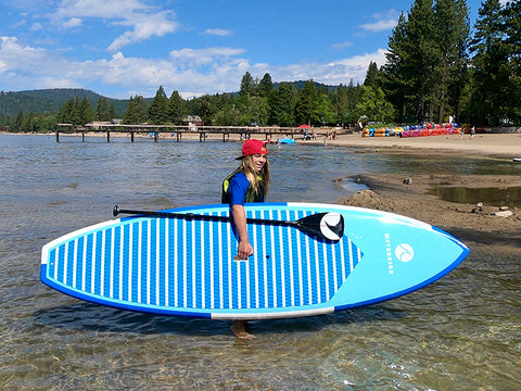 kids surf sup paddle board ocean blue maui pro