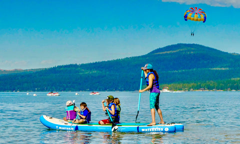 family paddle board