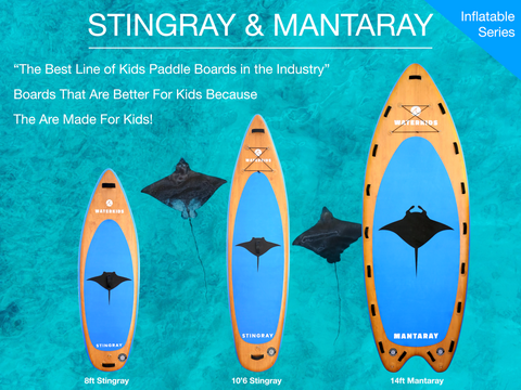 kids inflatable paddle board sup lineup