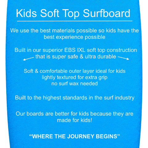 soft top foam surfboard outer material