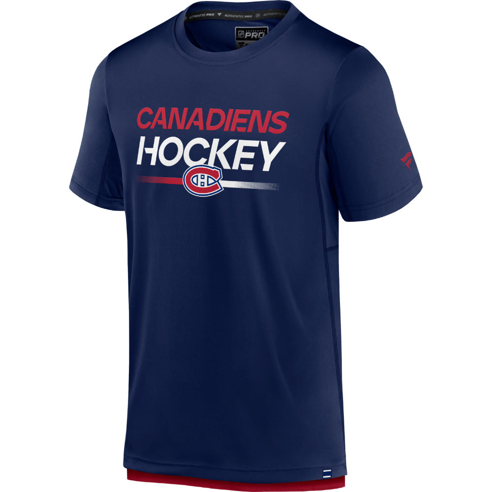 FANATICS MONTREAL CANADIENS AUTHENTIC PRO ADULT TECH T SHIRT