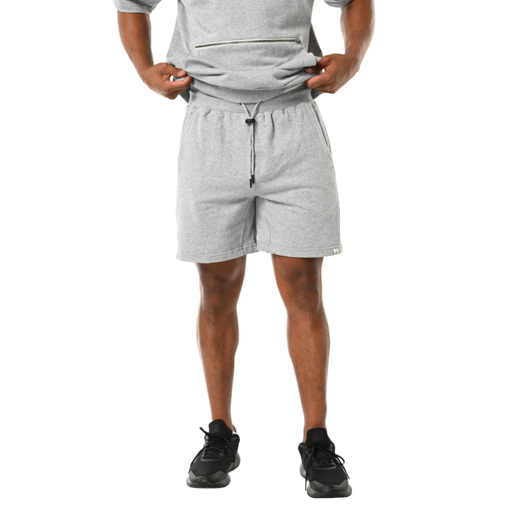 BAUER FLC KNIT GREY SHORTS