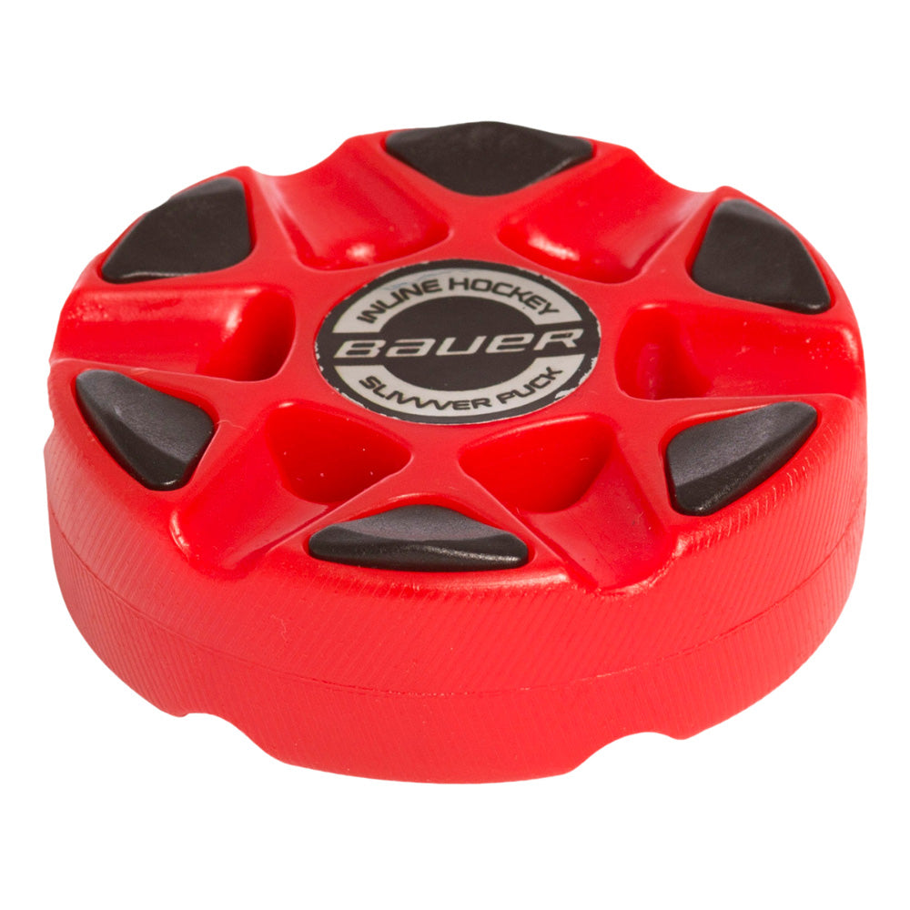 BAUER RED ROAD HOCKEY SLIVVVER PUCK