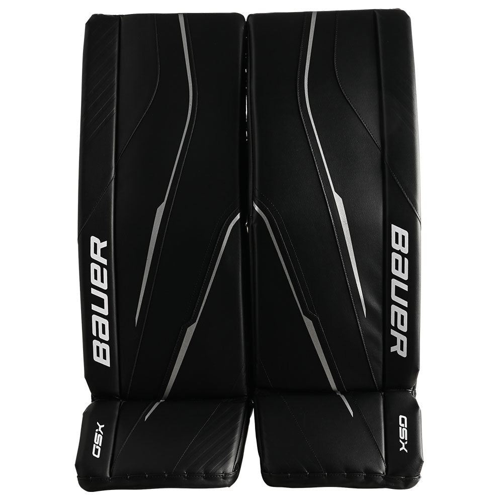 BAUER GSX GEN II BLACK SENIOR GOALIE PADS